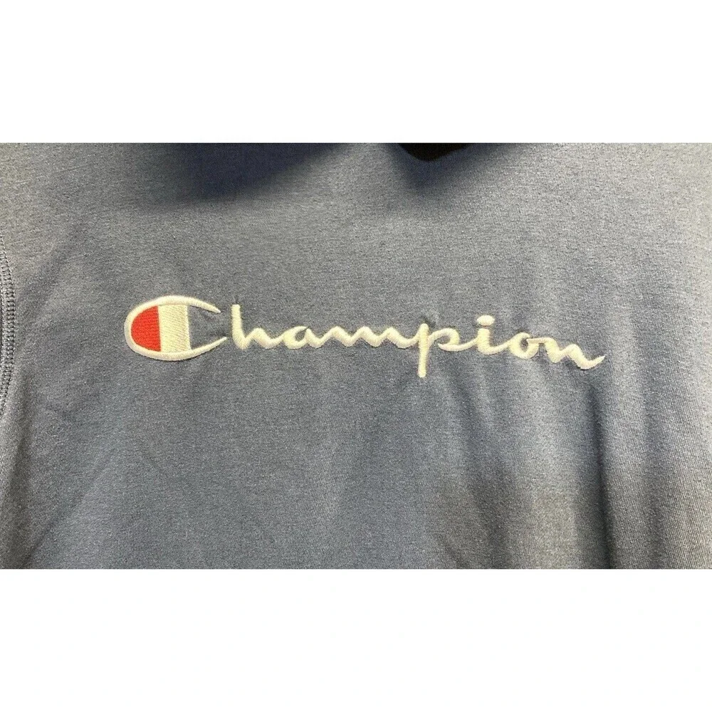 Champions Boys Navy Logo Hooded Sweatshirt Size XL